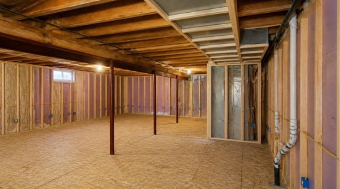 Framing, insulation and electrical rough-in